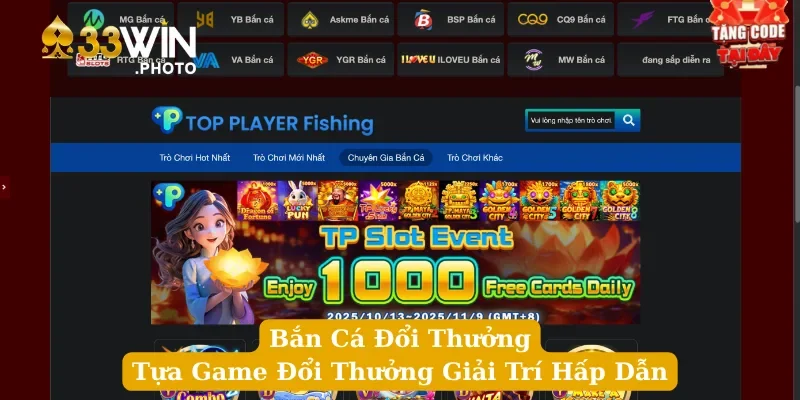 Bắn Cá Đổi Thưởng - Tựa Game Đổi Thưởng Giải Trí Hấp Dẫn