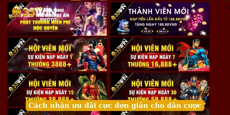 Cách nhận ưu đãi cực đơn giản cho dân cược