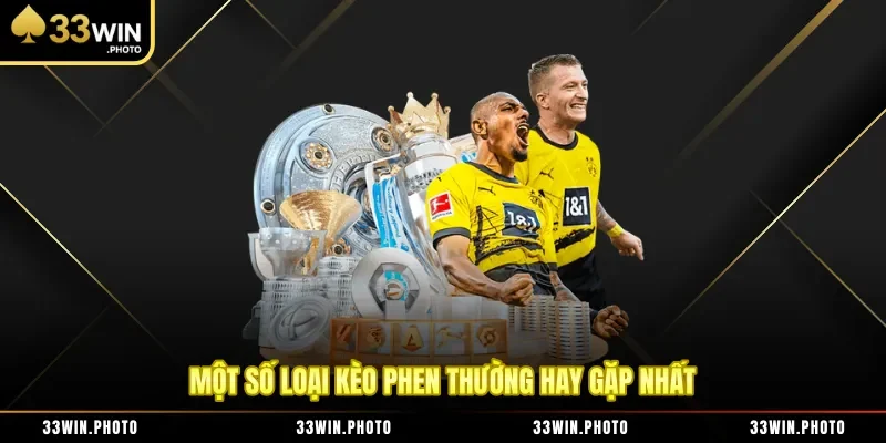 Một số loại kèo phen thường hay gặp nhất